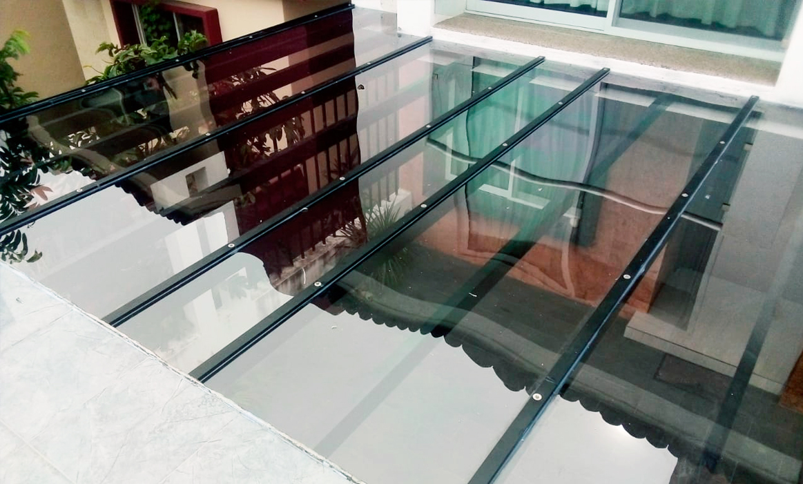 Policarbonato solido cubierta plana